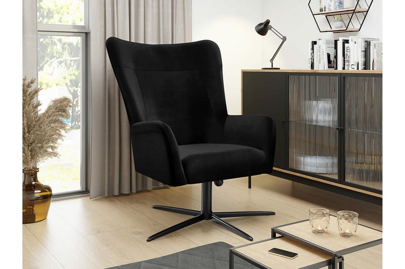 Carney Fåtölj Black - Möbler - Fåtölj & stolar - Fåtölj