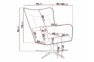 Carney Fåtölj Dark green - Möbler - Fåtölj & stolar - Fåtölj
