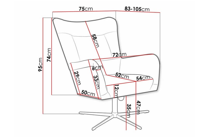 Carney Fåtölj Dark green - Möbler - Fåtölj & stolar - Fåtölj
