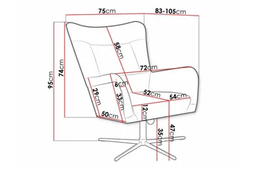 Carney Fåtölj Grey - Möbler - Fåtölj & stolar - Fåtölj