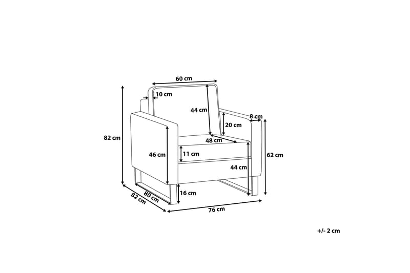 Cartland Fåtölj - Manchester/Ljusbrun - Möbler - Fåtölj & stolar - Fåtölj