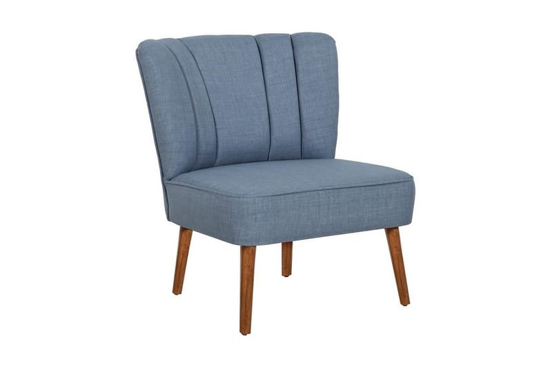 Caulk Fåtölj med Armstöd, Blå