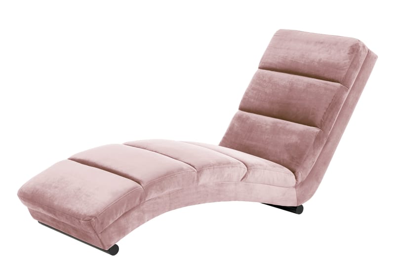 Chaise longue rose velvet - Fåtölj