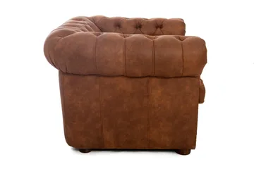 Chesterfield Deluxe Fåtölj - Brun - Möbler - Fåtölj & stolar - Fåtölj - Chesterfield fåtölj