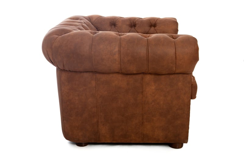 Chesterfield Deluxe Fåtölj - Brun - Möbler - Fåtölj & stolar - Fåtölj - Chesterfield fåtölj