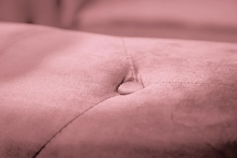 Chesterfield Lyx Fåtölj - Rosa Sammet - Möbler - Fåtölj & stolar - Fåtölj - Chesterfield fåtölj