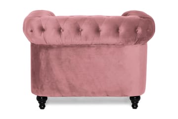 Chesterfield Lyx Fåtölj - Rosa - Möbler - Fåtölj & stolar - Fåtölj - Chesterfield fåtölj