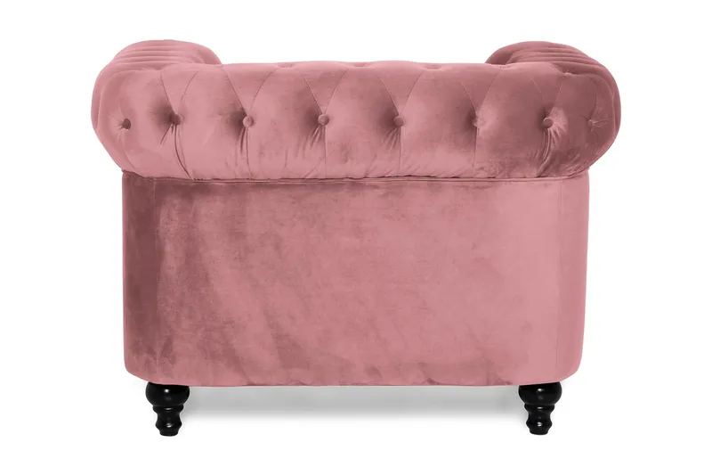 Chesterfield Lyx Fåtölj - Rosa - Möbler - Fåtölj & stolar - Fåtölj - Chesterfield fåtölj