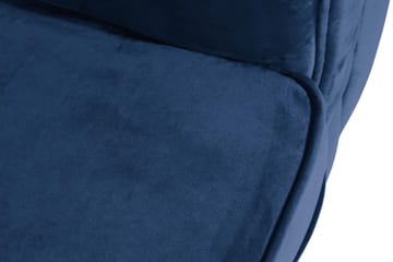 Chesterfield Lyx Stor skön djup sammetsfåtölj - Fåtölj till vardagsrum - Blå Sammet - Möbler - Fåtölj & stolar - Fåtölj - Chesterfield fåtölj