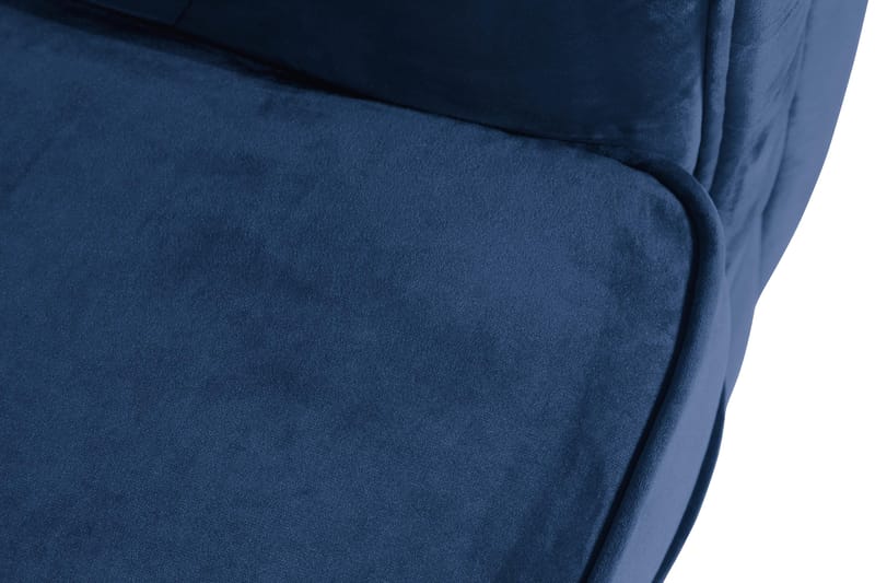 Chesterfield Lyx Stor skön djup sammetsfåtölj - Fåtölj till vardagsrum - Blå - Möbler - Fåtölj & stolar - Fåtölj - Chesterfield fåtölj