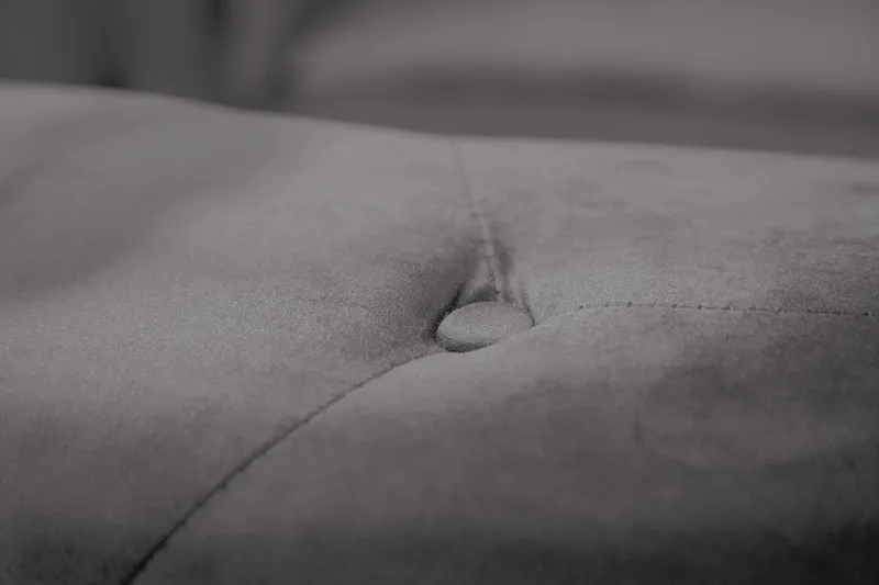 Chesterfield Lyx Stor skön djup sammetsfåtölj - Fåtölj till vardagsrum - Mörkgrå Sammet - Möbler - Fåtölj & stolar - Fåtölj - Chesterfield fåtölj