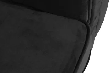 Chesterfield Lyx Stor skön djup sammetsfåtölj - Fåtölj till vardagsrum - Svart Sammet - Möbler - Fåtölj & stolar - Fåtölj - Chesterfield fåtölj