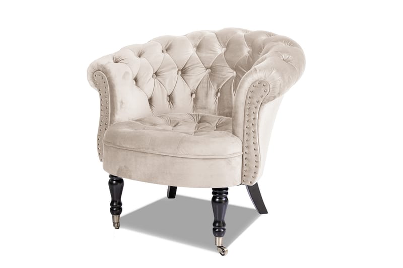 Fåtölj Chester Ludovic - Beige - Möbler - Fåtölj & stolar - Fåtölj - Chesterfield fåtölj