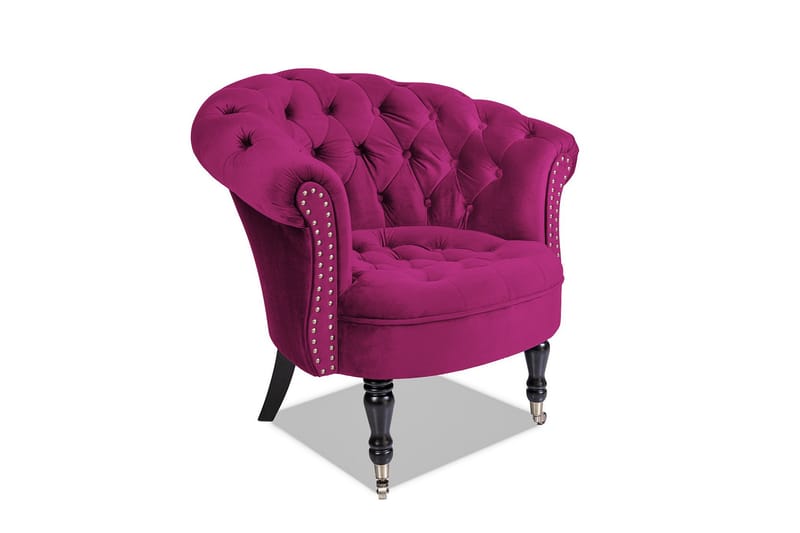 Fåtölj Chester Ludovic - Cerise - Möbler - Fåtölj & stolar - Fåtölj - Chesterfield fåtölj