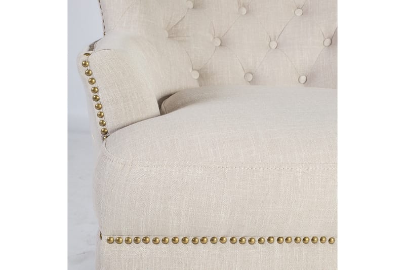 Fåtölj Holmes 79x85xh98 cm Beige - Möbler - Fåtölj & stolar - Fåtölj - Chesterfield fåtölj