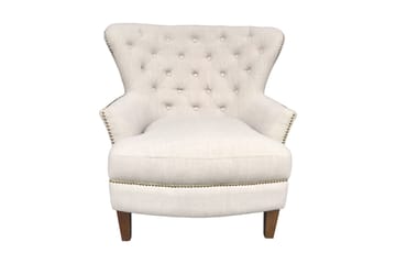 Fåtölj Holmes 79x85xh98 cm Beige - Möbler - Fåtölj & stolar - Fåtölj - Chesterfield fåtölj