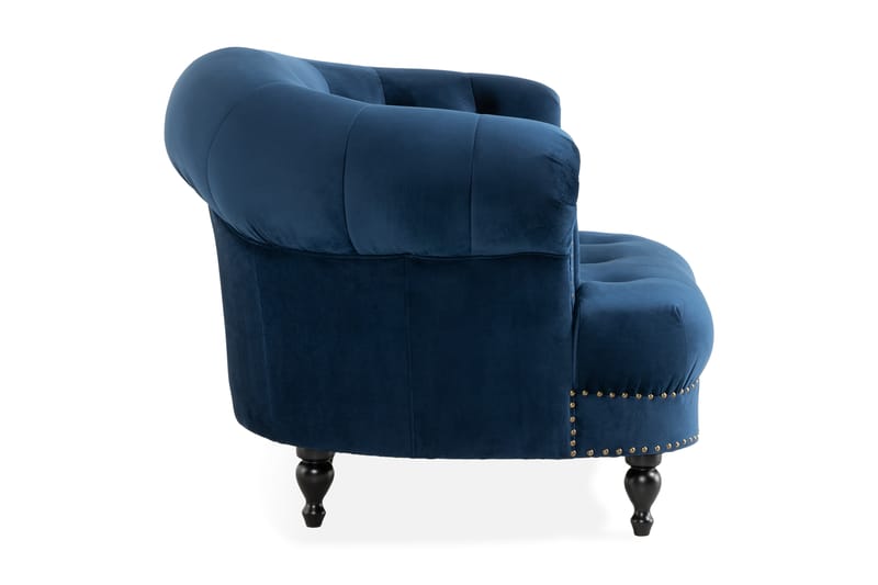 Fåtölj Petitfils - Blå - Möbler - Fåtölj & stolar - Fåtölj - Chesterfield fåtölj