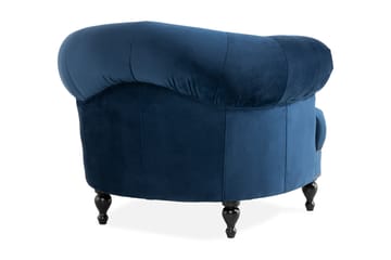 Fåtölj Petitfils - Blå - Möbler - Fåtölj & stolar - Fåtölj - Chesterfield fåtölj