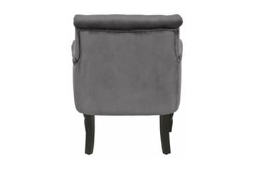 Naoki Sammetsfåtölj - Grå - Möbler - Fåtölj & stolar - Fåtölj - Chesterfield fåtölj