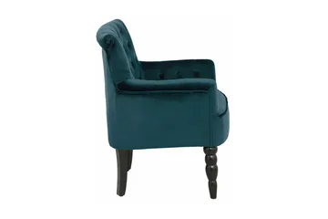 Naoki Sammetsfåtölj - Grön - Möbler - Fåtölj & stolar - Fåtölj - Chesterfield fåtölj