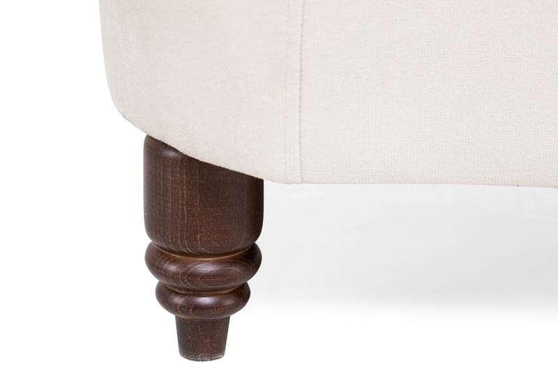 Sammetsfåtölj Chester Deluxe - Beige - Möbler - Fåtölj & stolar - Fåtölj - Chesterfield fåtölj