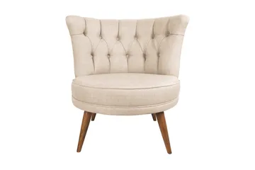 Vollbracht Fåtölj utan Armstöd - Beige - Möbler - Fåtölj & stolar - Fåtölj - Chesterfield fåtölj