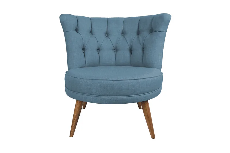 Vollbracht Fåtölj utan Armstöd - Blå - Möbler - Fåtölj & stolar - Fåtölj - Chesterfield fåtölj