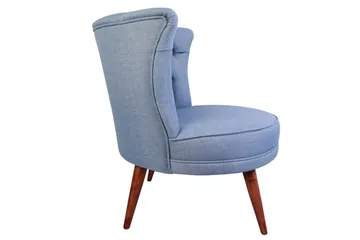 Vollbracht Fåtölj utan Armstöd - Blå - Möbler - Fåtölj & stolar - Fåtölj - Chesterfield fåtölj