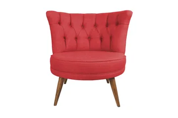 Vollbracht Fåtölj utan Armstöd - Röd - Möbler - Fåtölj & stolar - Fåtölj - Chesterfield fåtölj