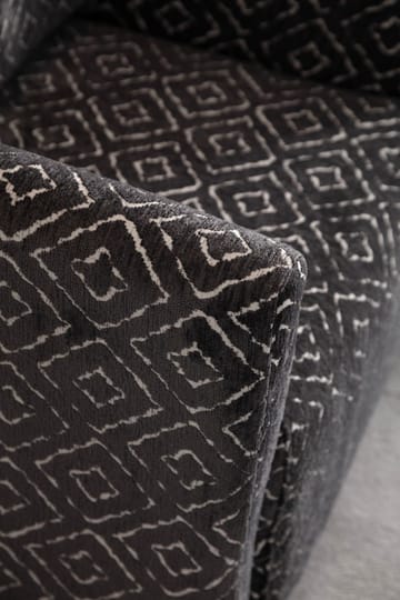 Childress Fåtölj Chenille - Svart / Vit - Möbler - Fåtölj & stolar - Fåtölj