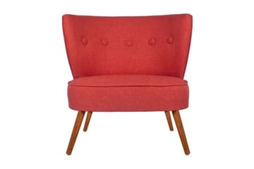 Clivocast Fåtölj med Armstöd - Röd - Möbler - Fåtölj & stolar - Fåtölj