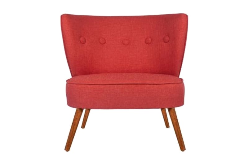 Clivocast Fåtölj med Armstöd - Röd - Möbler - Fåtölj & stolar - Fåtölj