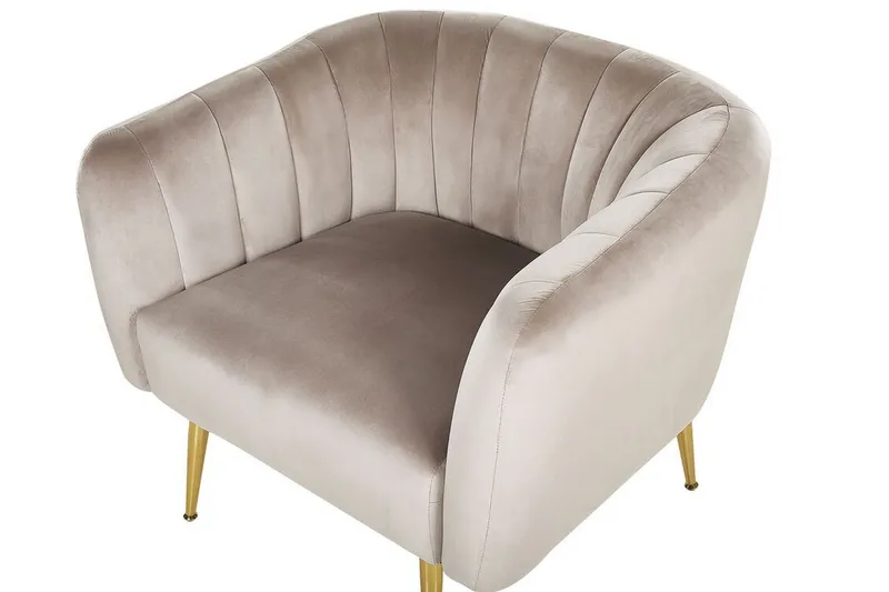 Amania Fåtölj - Sammet/Grå - Möbler - Fåtölj & stolar - Fåtölj