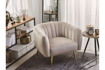 Amania Fåtölj - Sammet/Grå - Möbler - Fåtölj & stolar - Fåtölj