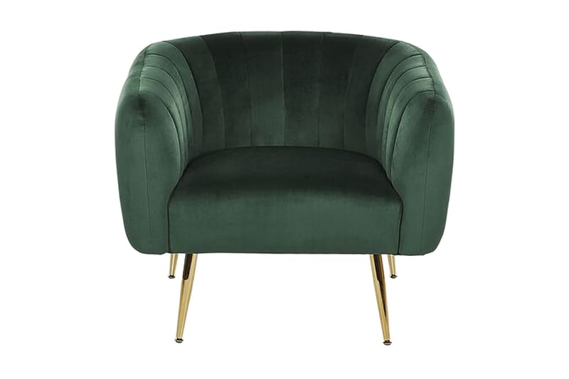 Amania Fåtölj - Sammet/Grön - Möbler - Fåtölj & stolar - Fåtölj - Clubfåtölj