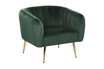 Amania Fåtölj - Sammet/Grön - Möbler - Fåtölj & stolar - Fåtölj - Clubfåtölj