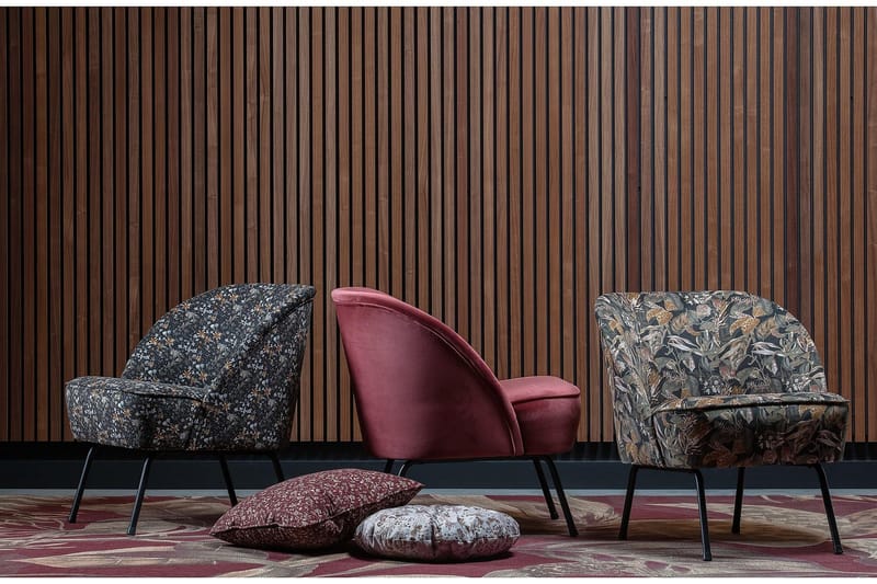 Bastien Fåtölj - Sammet/Svart - Möbler - Fåtölj & stolar - Fåtölj - Clubfåtölj