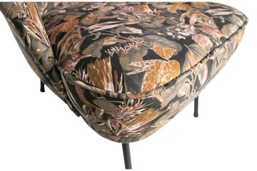 Bastien Fåtölj - Sammet/Svart - Möbler - Fåtölj & stolar - Fåtölj - Clubfåtölj