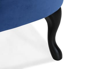 Clubfåtölj Thunia Siss Sammet - Blå - Möbler - Fåtölj & stolar - Fåtölj - Clubfåtölj