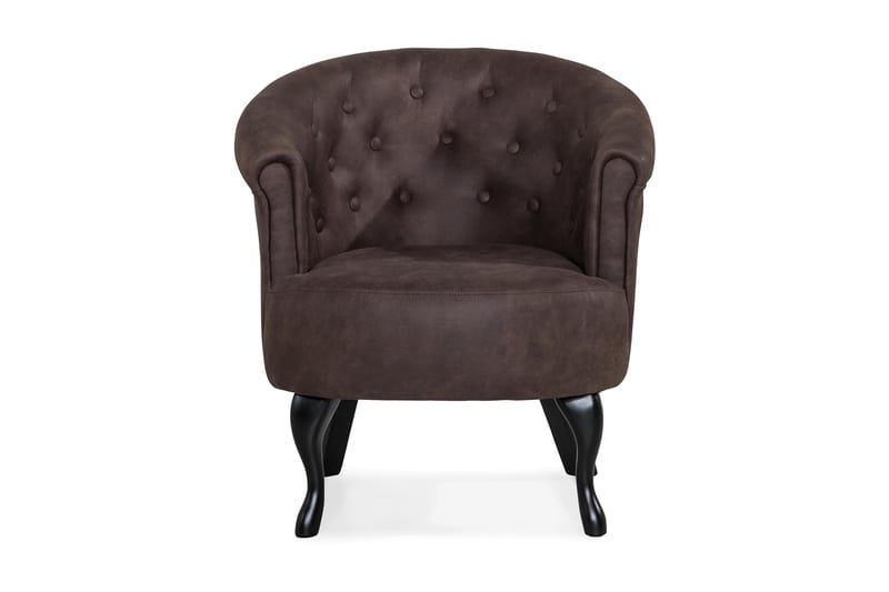 Clubfåtölj Thunia Siss - Vintage Brun - Möbler - Fåtölj & stolar - Fåtölj - Clubfåtölj
