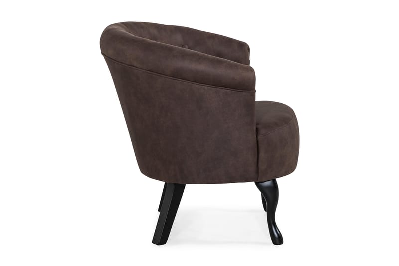 Clubfåtölj Thunia Siss - Vintage Brun - Möbler - Fåtölj & stolar - Fåtölj - Clubfåtölj
