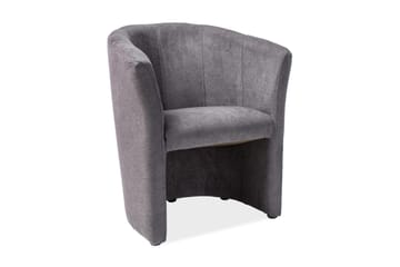 Jermuk Clubfåtölj - Grå/Bokträ - Möbler - Fåtölj & stolar - Fåtölj - Clubfåtölj