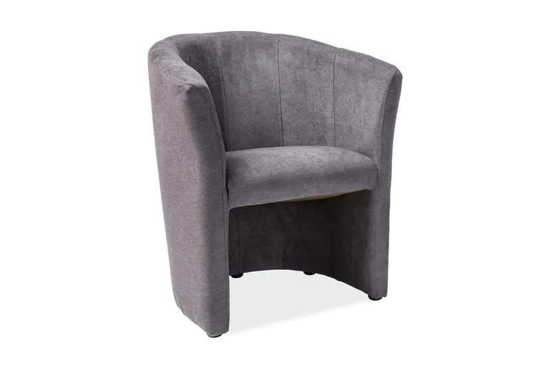 Jermuk Clubfåtölj, Grå/Bokträ