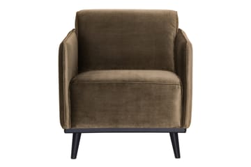 Sammetsfåtölj Nowell - Taupe - Möbler - Fåtölj & stolar - Fåtölj - Clubfåtölj