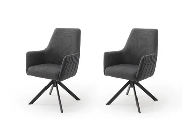 Thailan Karmstol - Antracit - Möbler - Fåtölj & stolar - Fåtölj - Clubfåtölj