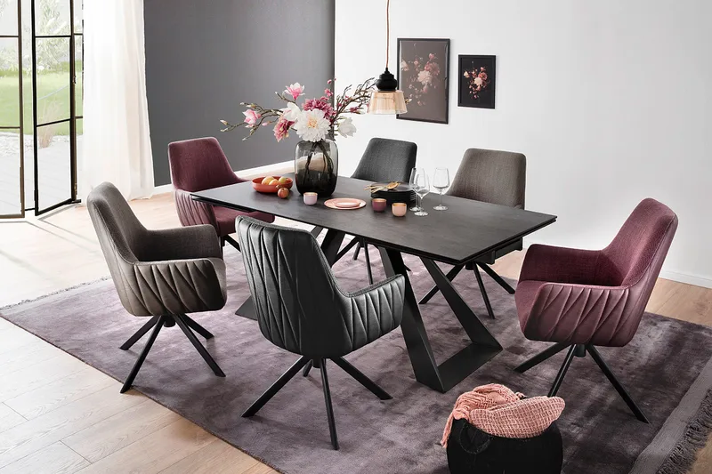 Thailan Karmstol - Antracit - Möbler - Fåtölj & stolar - Fåtölj - Clubfåtölj