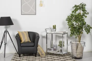 Vegas Clubfåtölj Konstläder - Svart - Möbler - Fåtölj & stolar - Fåtölj - Clubfåtölj