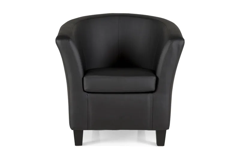 Vegas Clubfåtölj Konstläder - Svart - Möbler - Fåtölj & stolar - Fåtölj - Clubfåtölj
