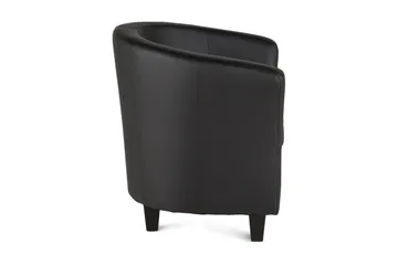 Vegas Clubfåtölj Konstläder - Svart - Möbler - Fåtölj & stolar - Fåtölj - Clubfåtölj