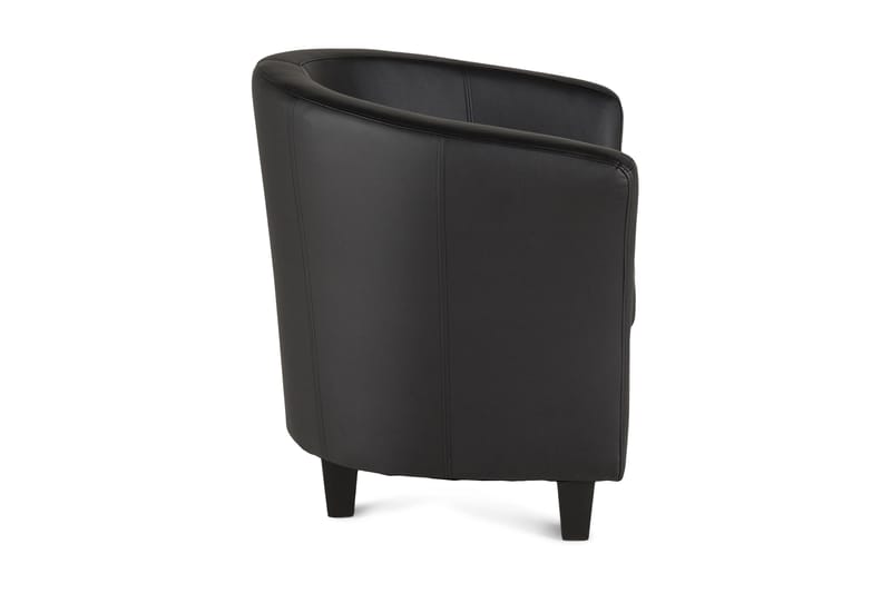 Vegas Clubfåtölj Konstläder - Svart - Möbler - Fåtölj & stolar - Fåtölj - Clubfåtölj